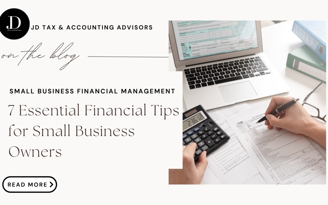 Small business financial tips